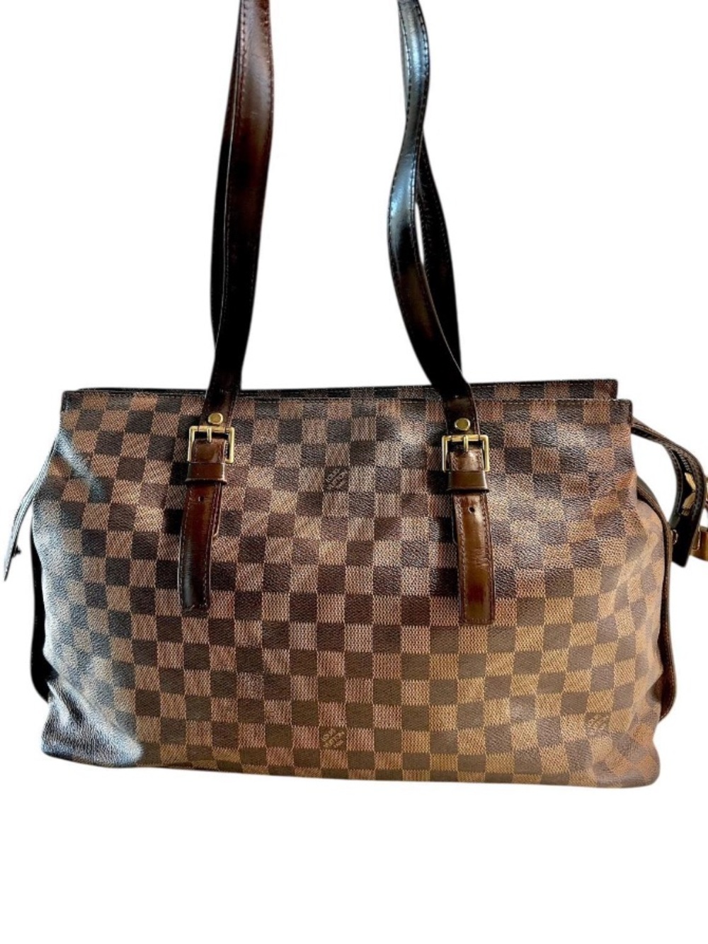 Louis Vuitton Chelsea Ebene Large Tote Bag